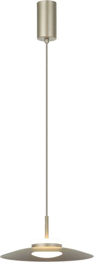 Люстра подвесная 30 см, 21W, 3000K, Stilfort 4044/11/02P, никель