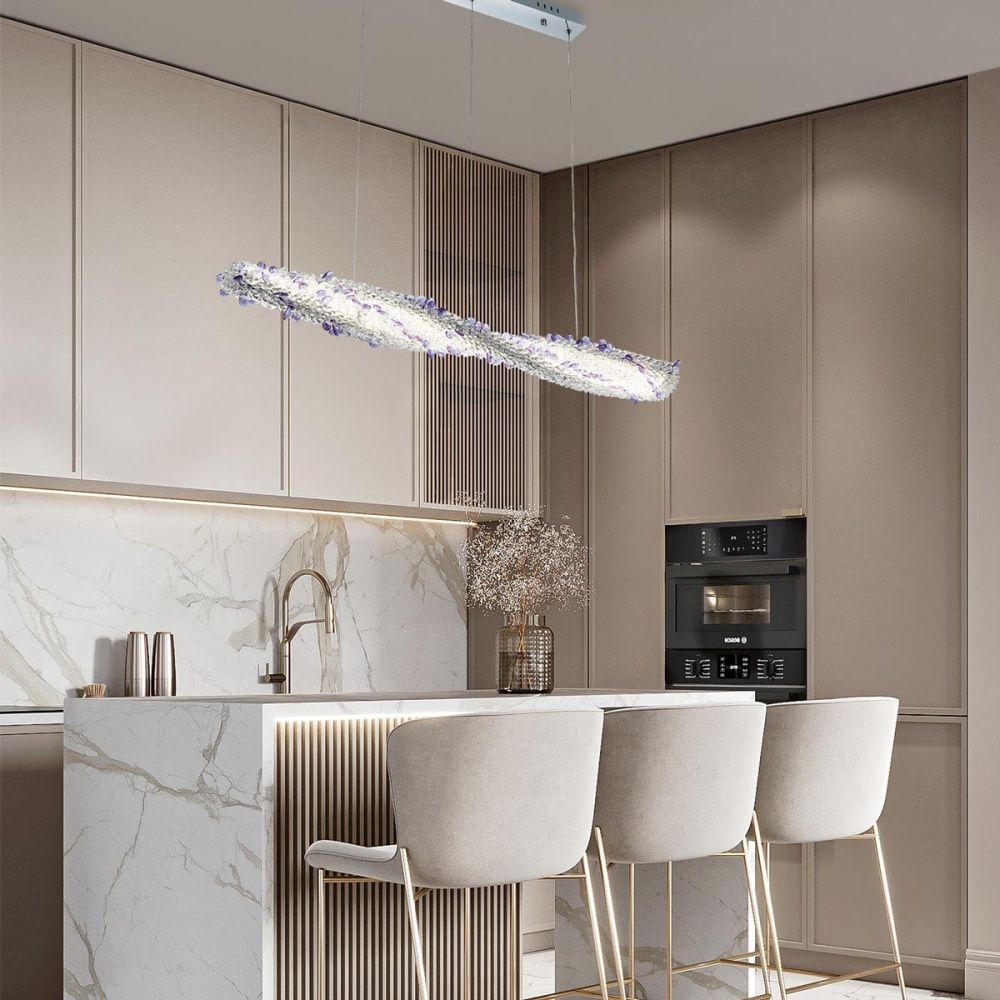 Подвесной светильник 10*100*12/140 см, LED 40W 3000-6000K MODESTYLE MS.5007.1000 CR хром