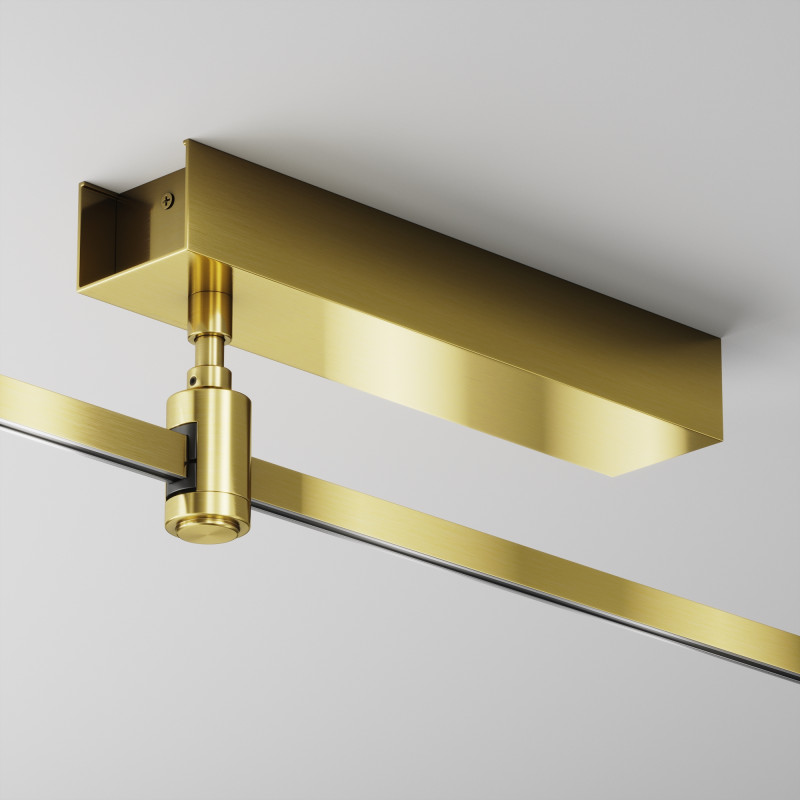 Крепеж 26,5*5,5*12,4 см, Maytoni Technical Magnetic trаck system Flarity латунь TRA156C-BB1-BS латунный