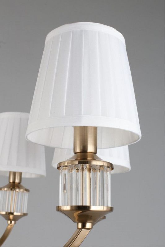 Подвесная люстра 79*45-143,5 см, 8*E14, 40W, Aployt Zhaklin APL.744.03.08, золотой