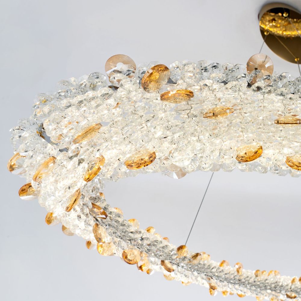 Подвесной светильник 120*53*35/140 см, LED 90W 3000-6000K MODESTYLE MS.5006.1200 GD золото