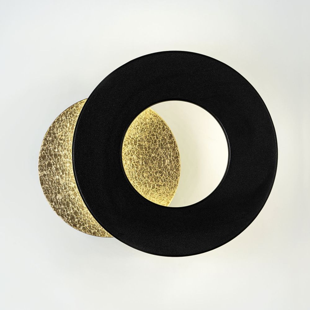 Бра 21 см, 12W, 4200K, Modelux MS.1520.210 Золото, Чёрный