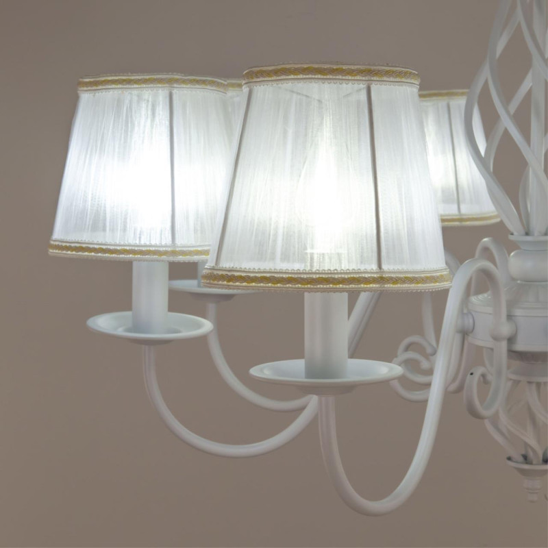 Люстра Citilux CL427180, диаметр 79 см, белый