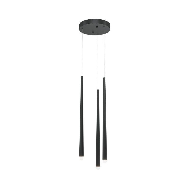 Подвесной светильник 26*26*369,3 см, LED, 19W, 3000К-4000К, Maytoni cascade MOD132PL-L18BK черный
