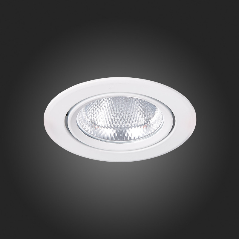 Встраиваемый светильник 11 см, 15W 3000K ST LUCE Встраиваемые светильники ST211.538.15.36 Белый