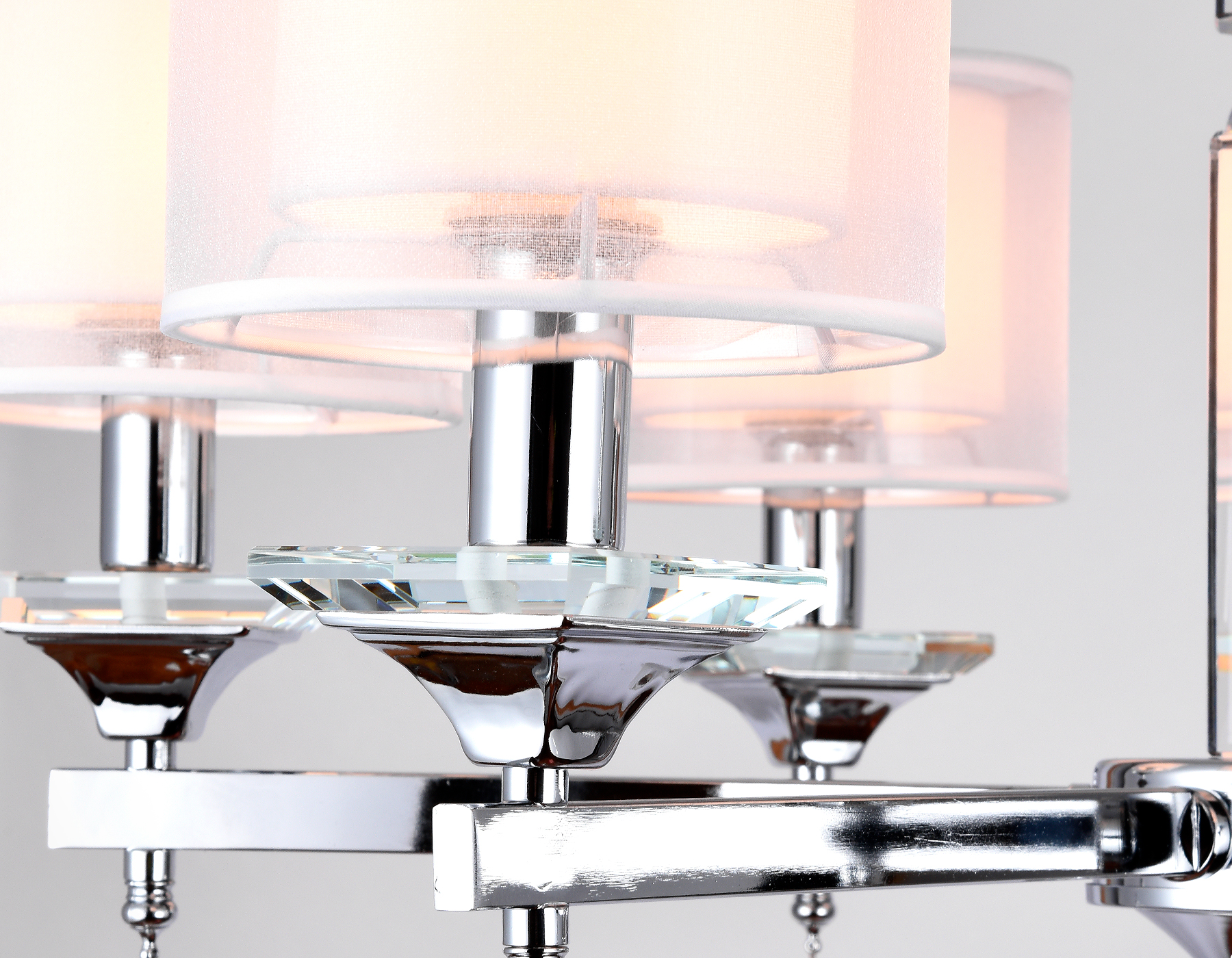 Люстра подвесная 70*45*56 см, E14 W, К, хром Ambrella Traditional Traditional TR4533