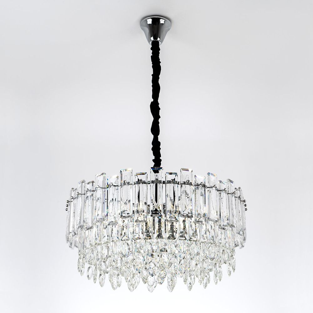 Подвесная люстра 60x58x50см, Е14, 12x40Вт, , Modelux ML.7082.12 CR Хром