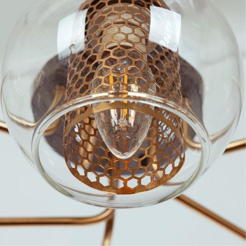Люстра 68*26 см, 6 E14*40W,  К, Arte Lamp Manchester A7045PL-6BK, Черный