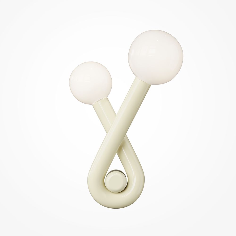 Светильник 33 см, Maytoni MOD476WL-02BG, бежевый