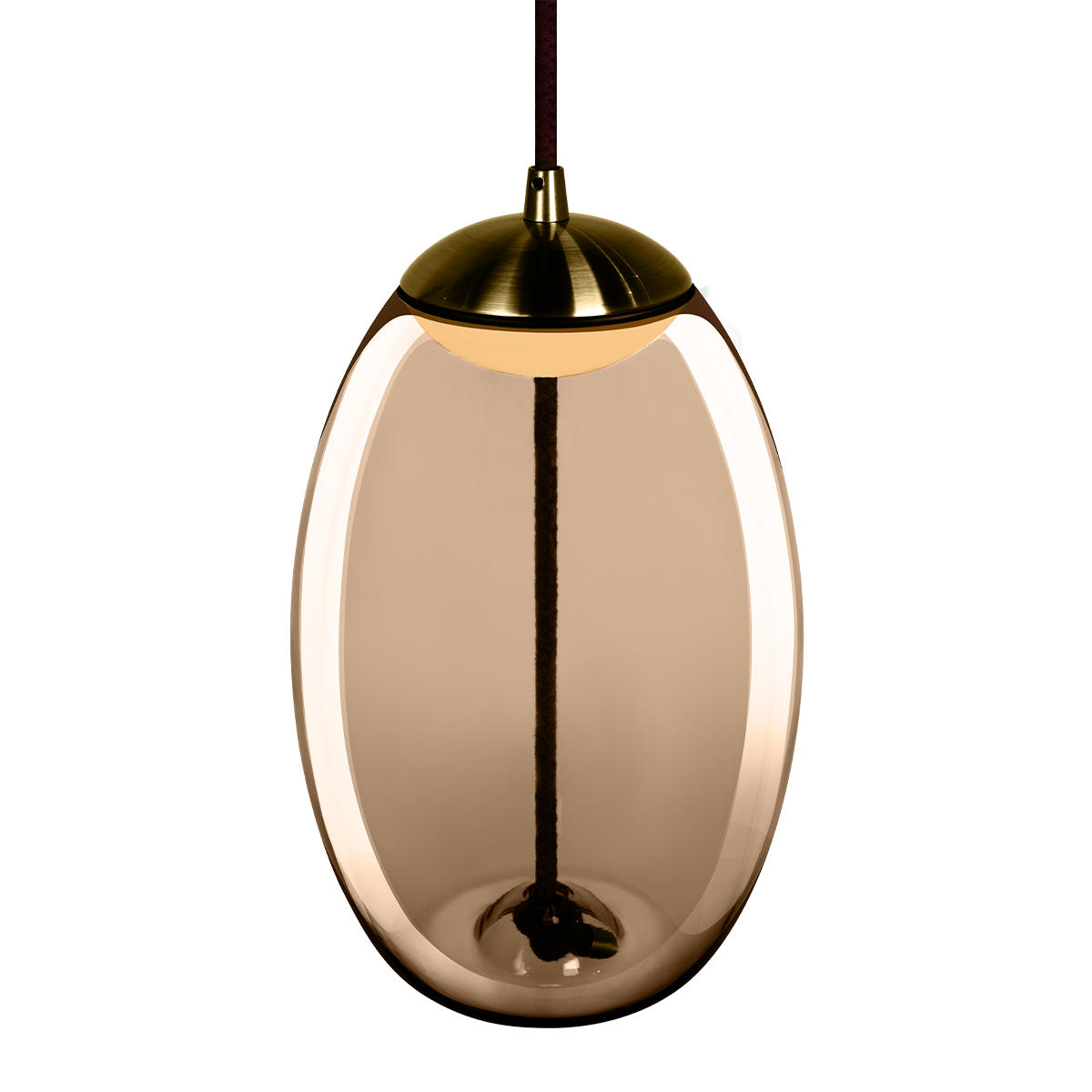 Подвесной светильник 12*23 см, 1*LED*5W LOFT IT Knot 8135-A mini латунь