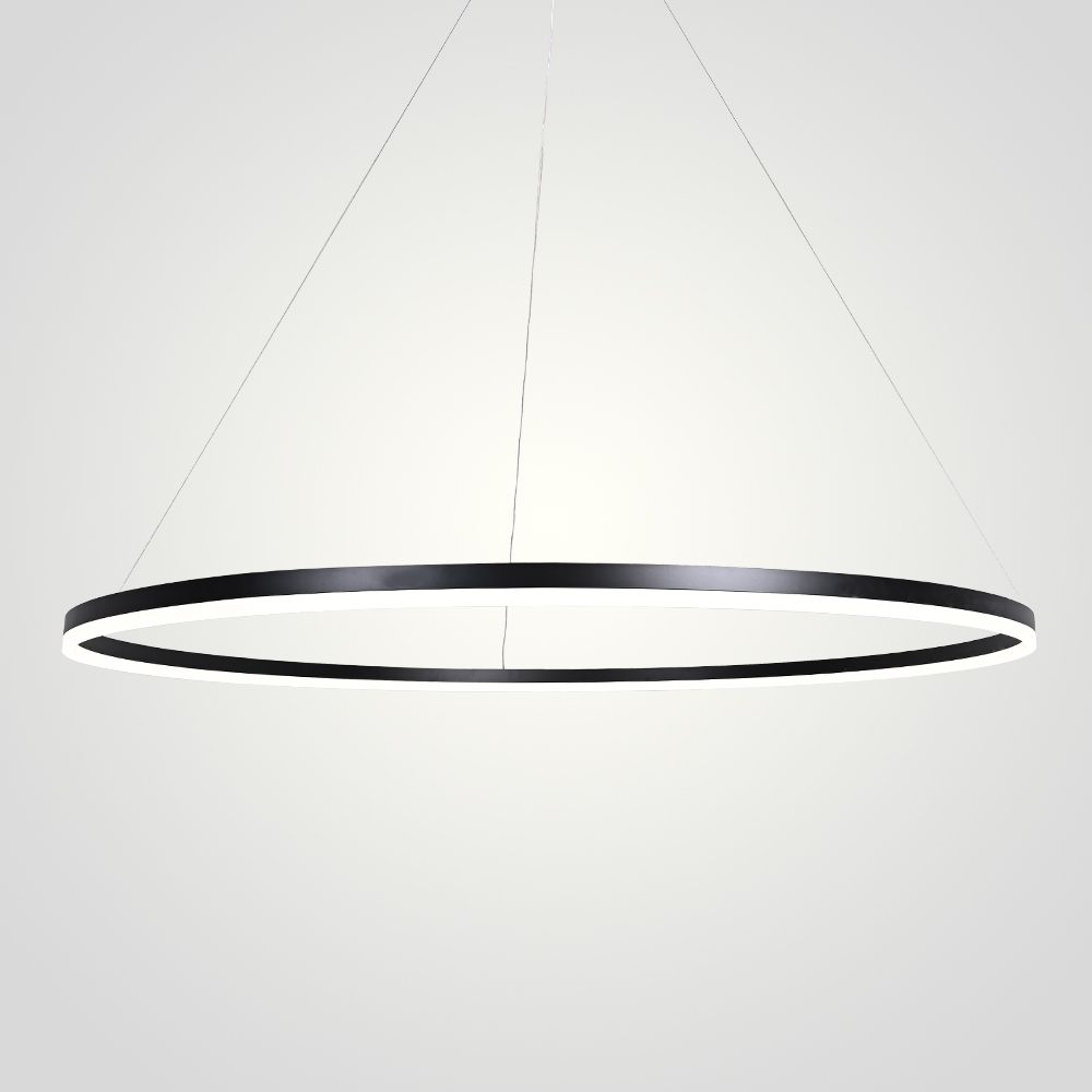 Подвесная люстра CRUISE ONE LUX D120 120*120*150 см, 1*LED*60W, 3000, 4000, 5000K, ImperiumLoft cruise-one-lux01, Чёрный