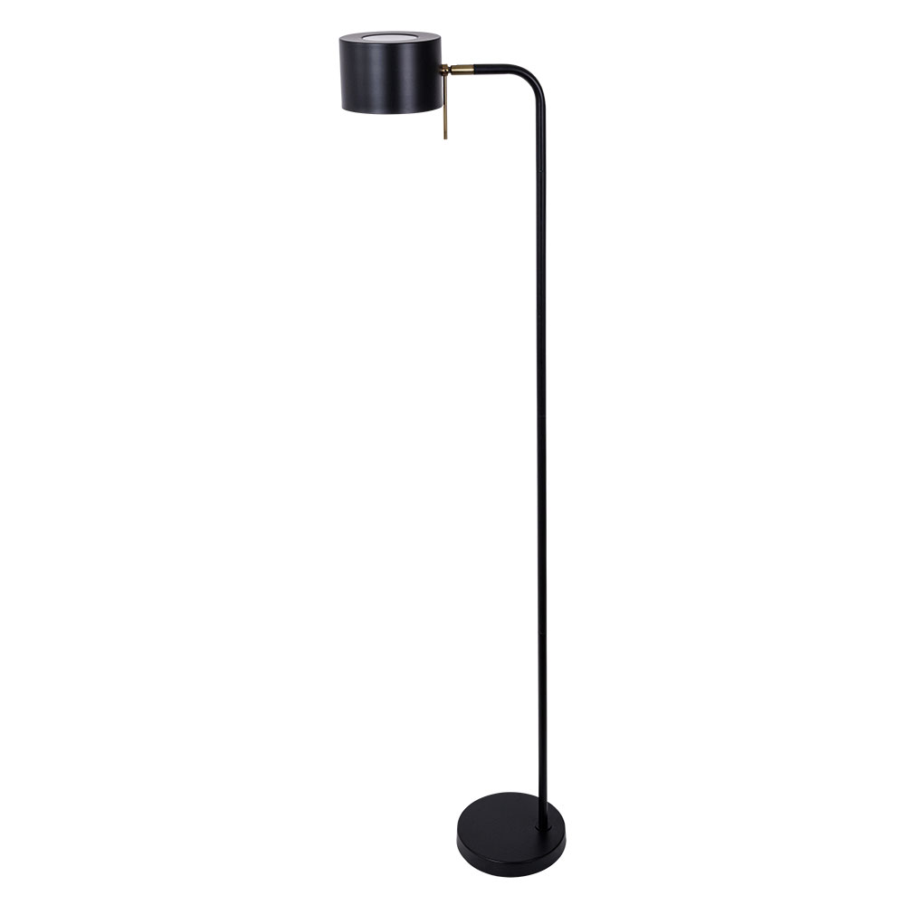 Торшер 145*22*38 см, 1*E14, 40W, Arte Lamp Sebastian A7051PN-1BK, Черный