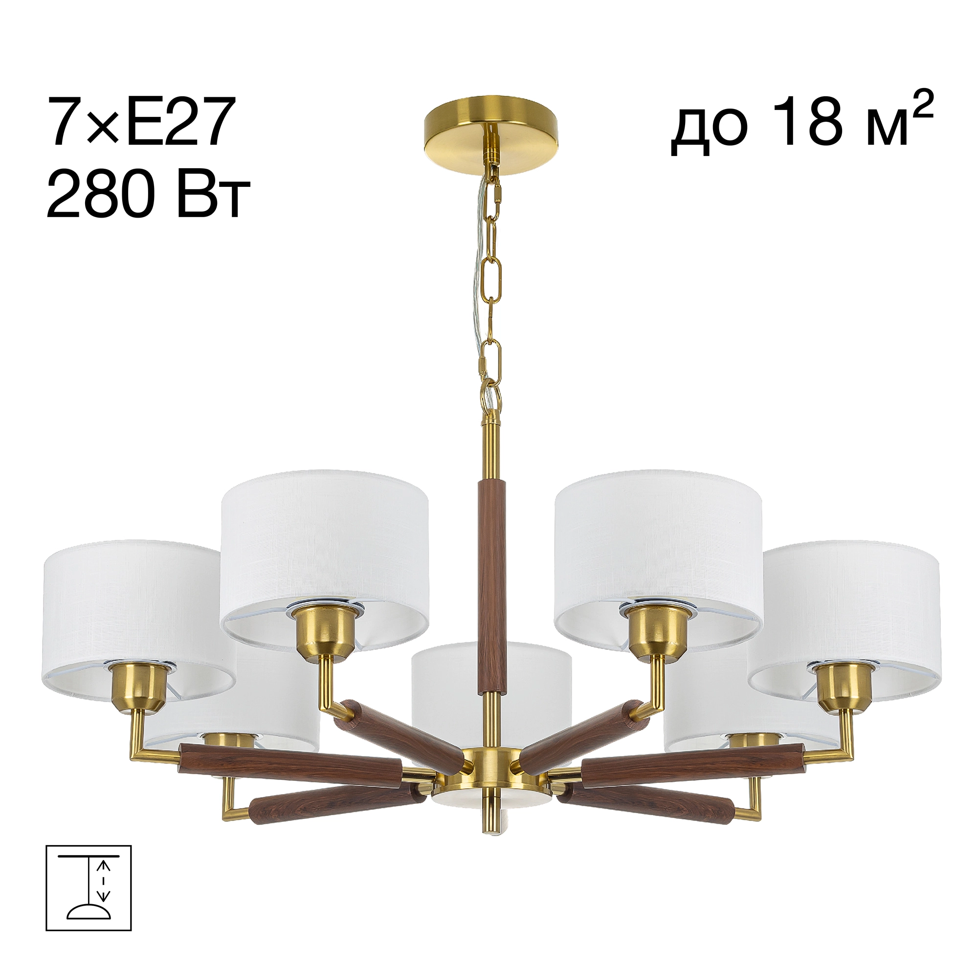 Светильник 75 см, Citilux SHERMAN CL436172, бронза