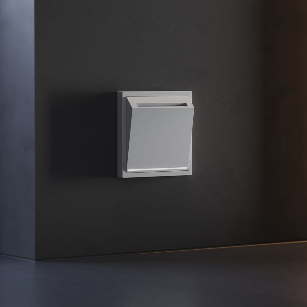 Накладка для выключателя карточного, S70, серый Voltum VLS002616