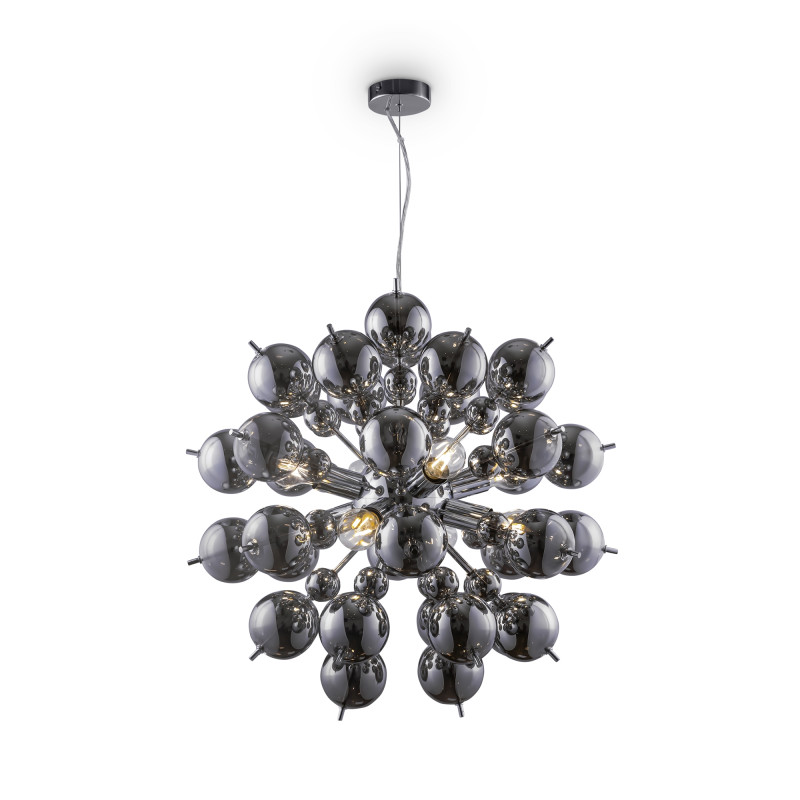 Подвесная люстра Maytoni Bolla MOD133PL-08CH, диаметр 64 см, хром