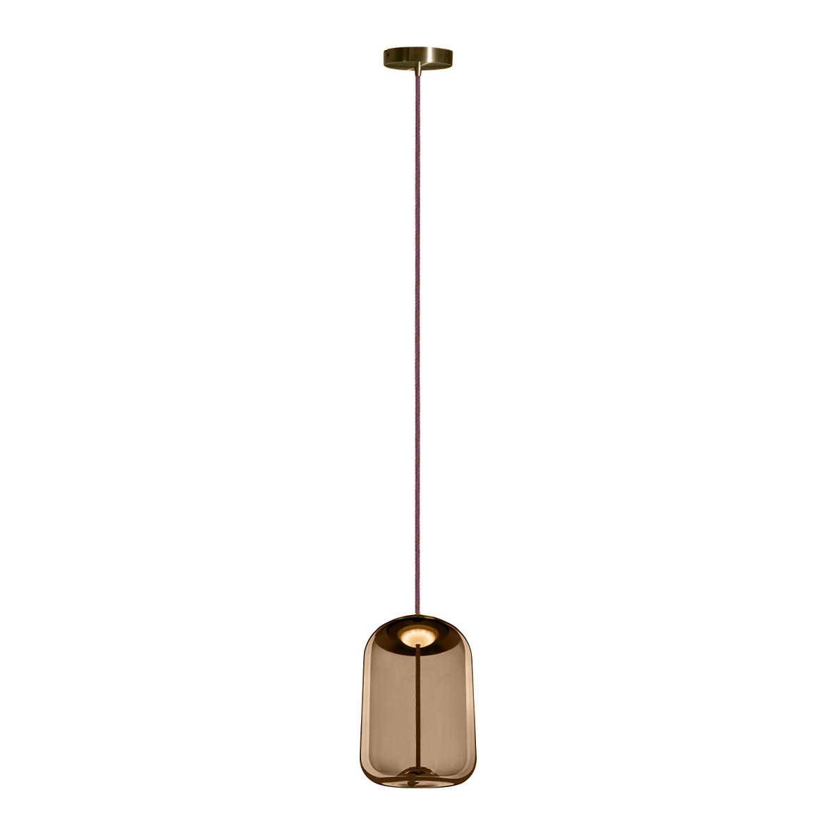 Подвесной светильник 12*22 см, 1*LED*5W LOFT IT Knot 8135-C mini латунь