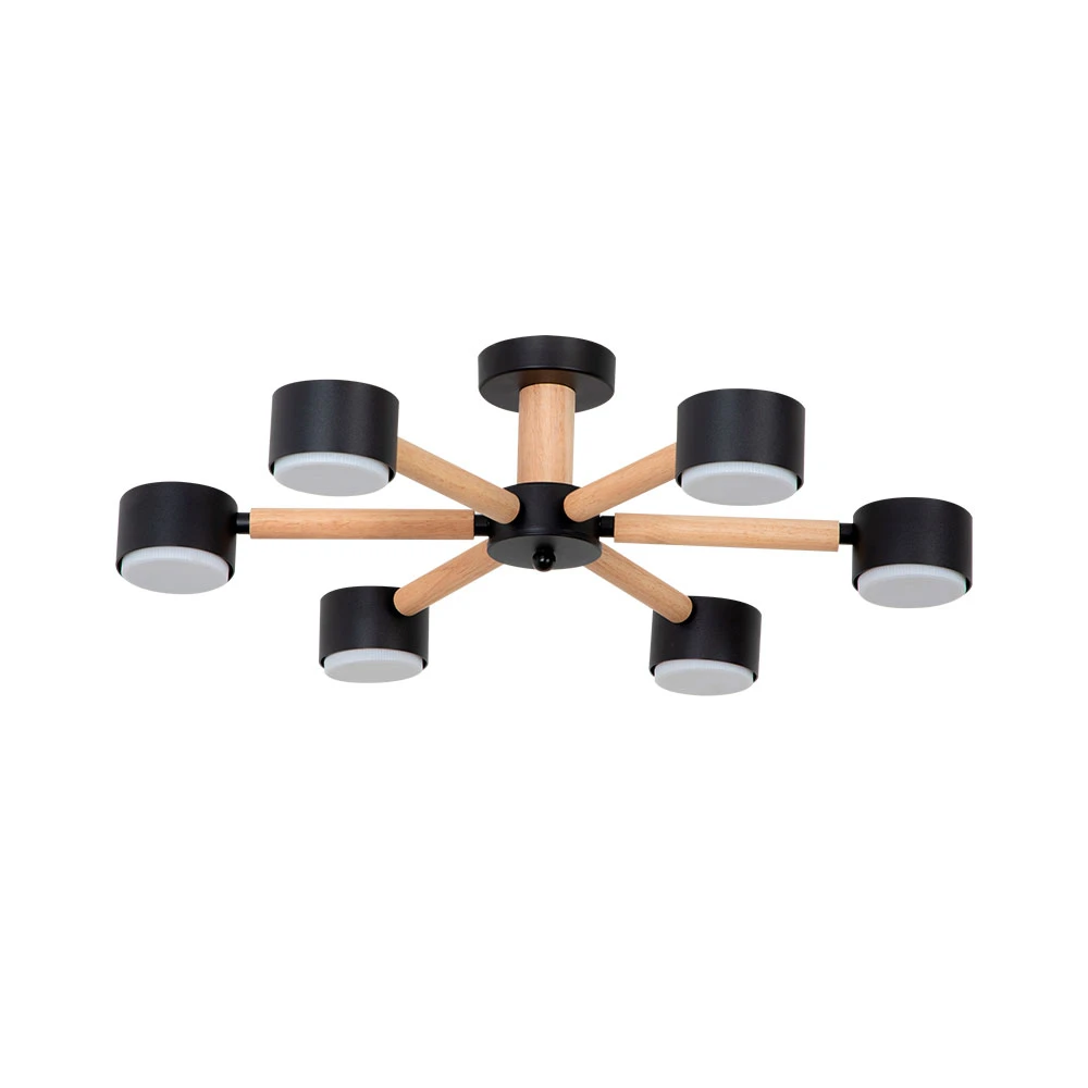 Потолочная люстра 61 см, Arte Lamp TENDA A1624PL-6BK, черный