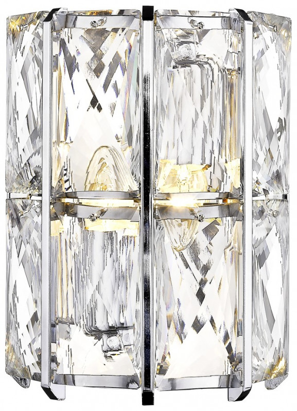 Светильник настенный Wertmark Karlin WE148.02.101, 12*20 см, хром