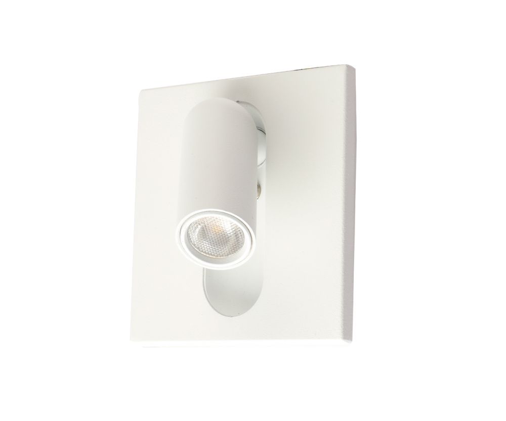 Светильник 9 см, 3W, 3000K, Kink Light 08073,01, белый