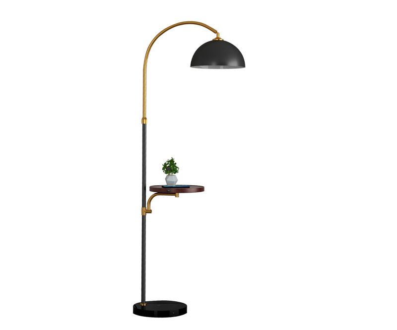 Торшер 170 см, Kink Light Памир 07047,19, черный-бронза