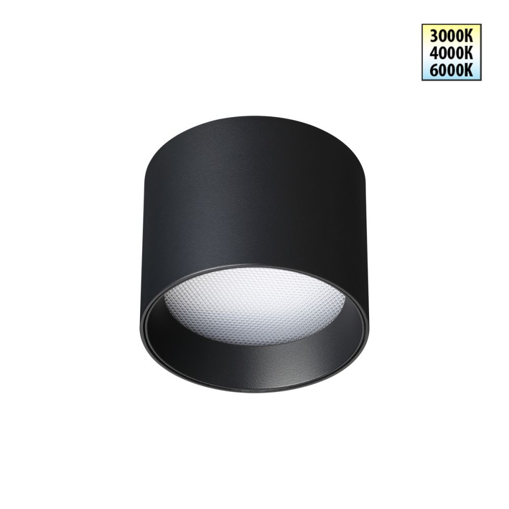 Светильник накладной светодиодный с переключ. цв. температуры Novotech 359593 IP20 LED 6W 220-240V 3000К\4000К\6000К ORBIS