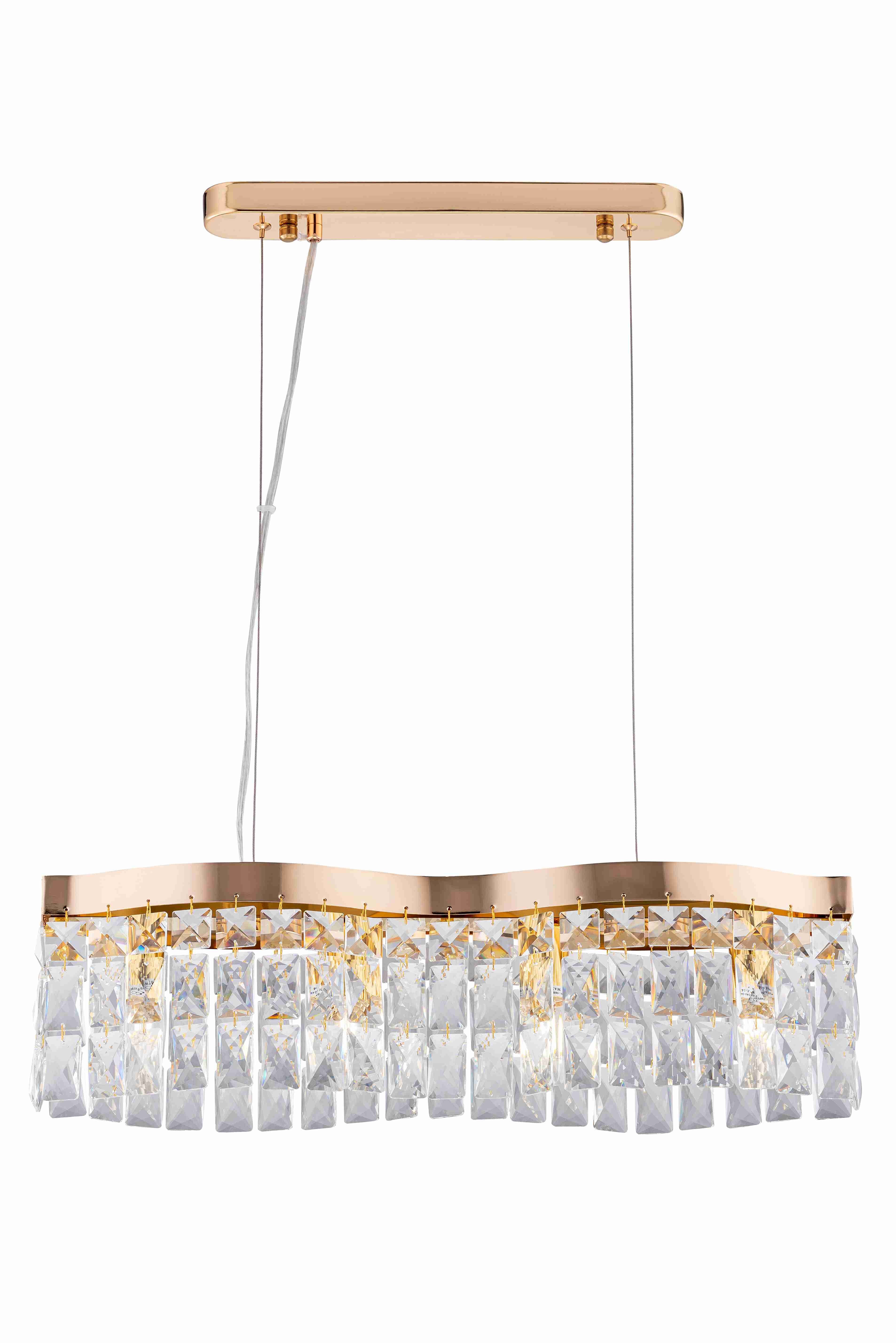 Люстра  600*115*185-860, 4*E14, 40W NewRgy Cristallo 9241E/4A FGD, Золото
