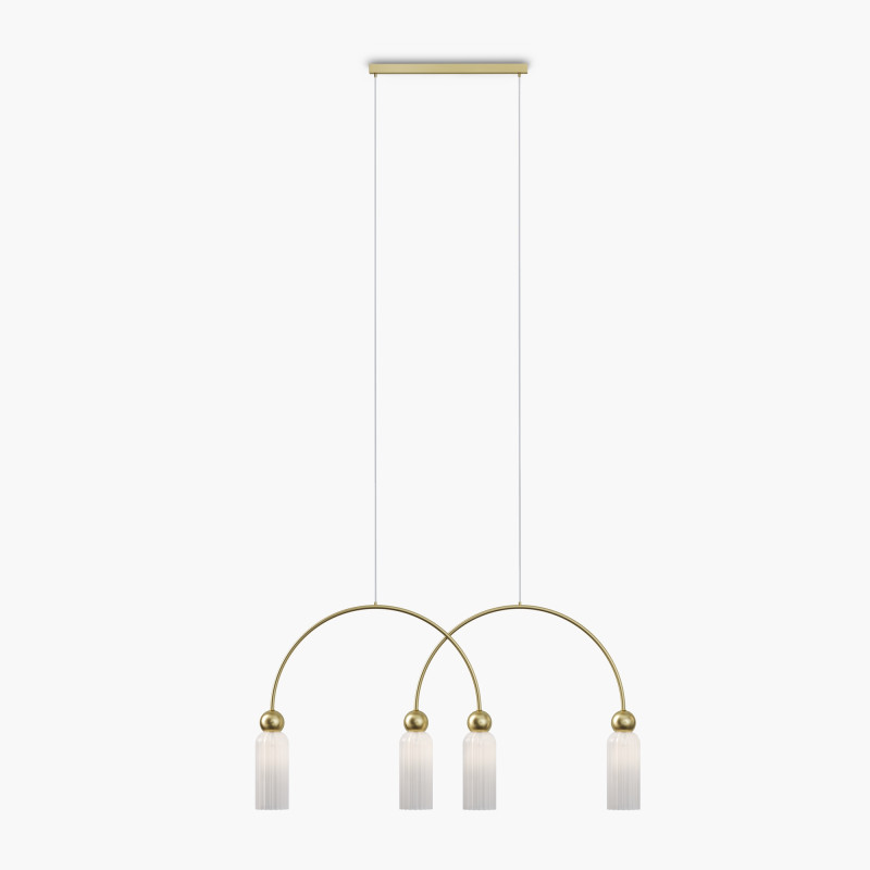 Подвесной светильник 110*10*362,5 см, 4*E14, Maytoni ANTIC MOD302PL-04W золотой