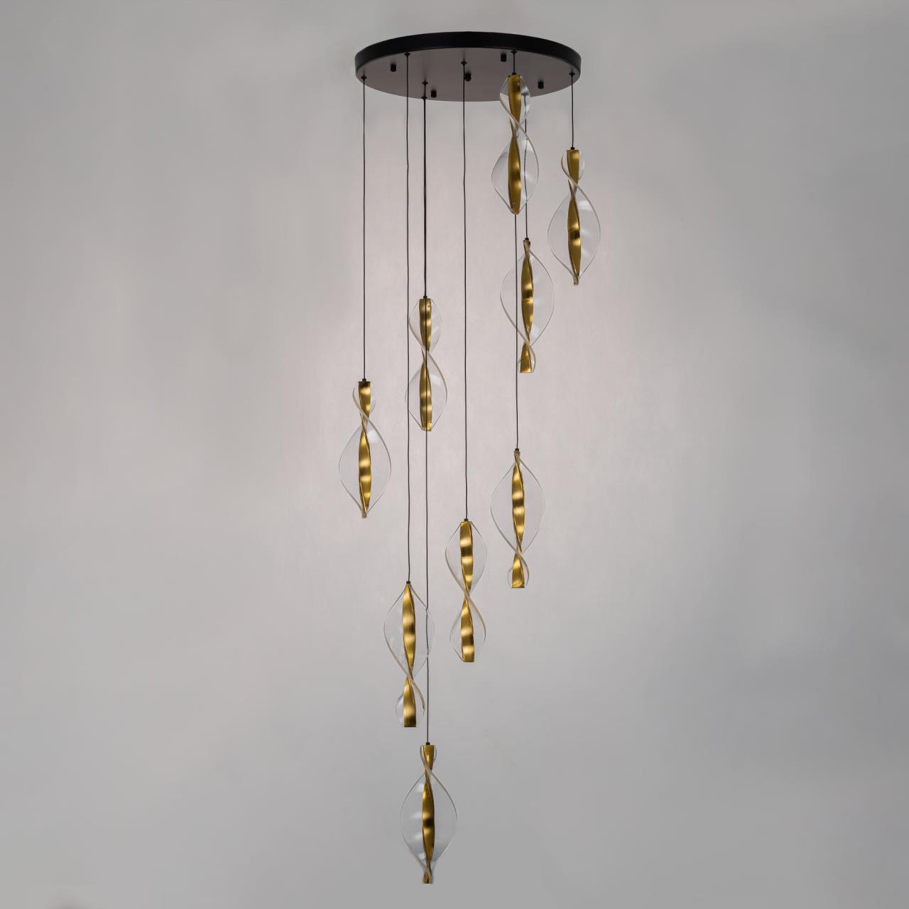 Светильник 50 см, 45W, 4000K, Citilux VIND CL214091, черный-бронза