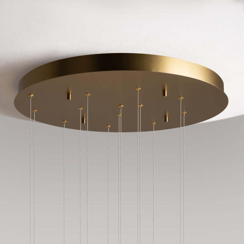Каскадная люстра 60*60*367 см, LED, 3000К, Maytoni Pharao MOD361PL-L58BS3K латунный