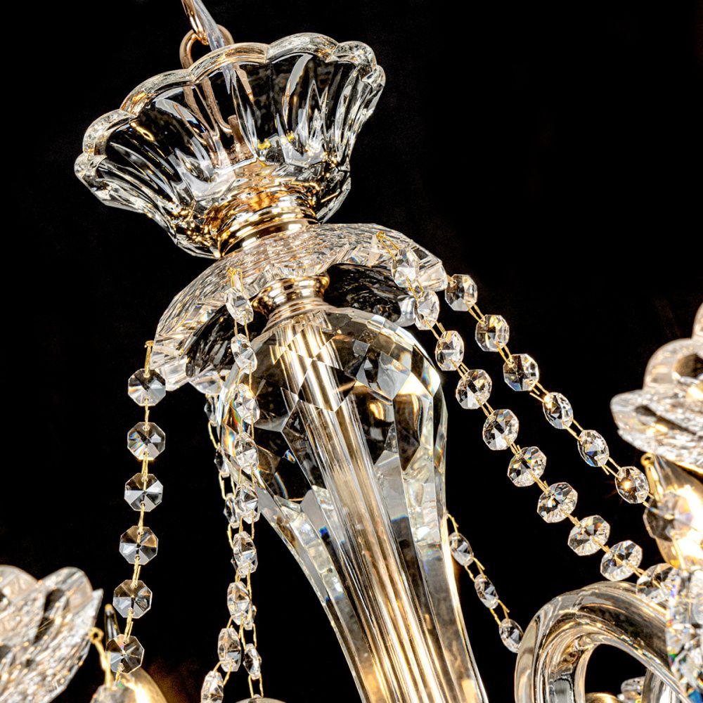 Люстра 66 см, 6*Е14*40W, Modelux  ML.7163.6P, Золото