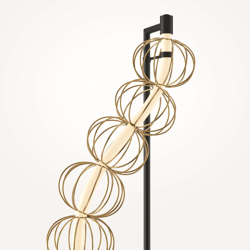 Торшер 56,9*25*154,7 см, LED*48W, 3000 К, Golden Cage MOD216FL-L38G3K Maytoni, Золото