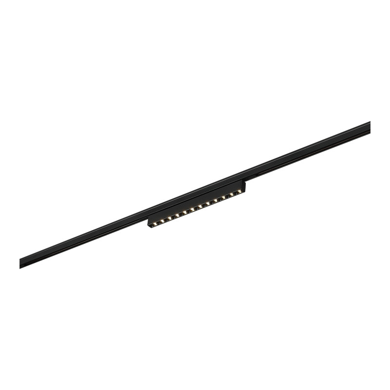 Магнитный трековый светильник 19,6*1*1,8 см, 1*LED*10W 3000K ST LUCE Super5 ST666.436.10 черный