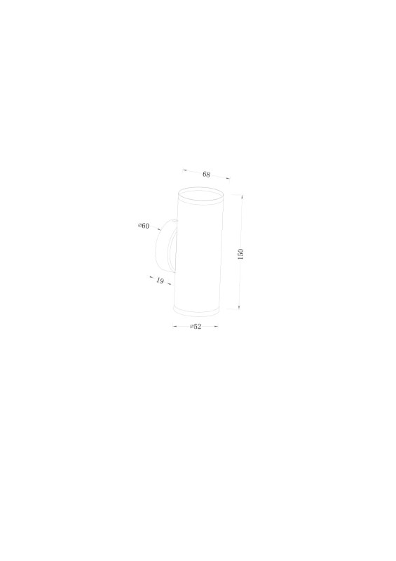 Светильник 15 см, Maytoni Technical Focus S C068WL-02MG, матовое золото