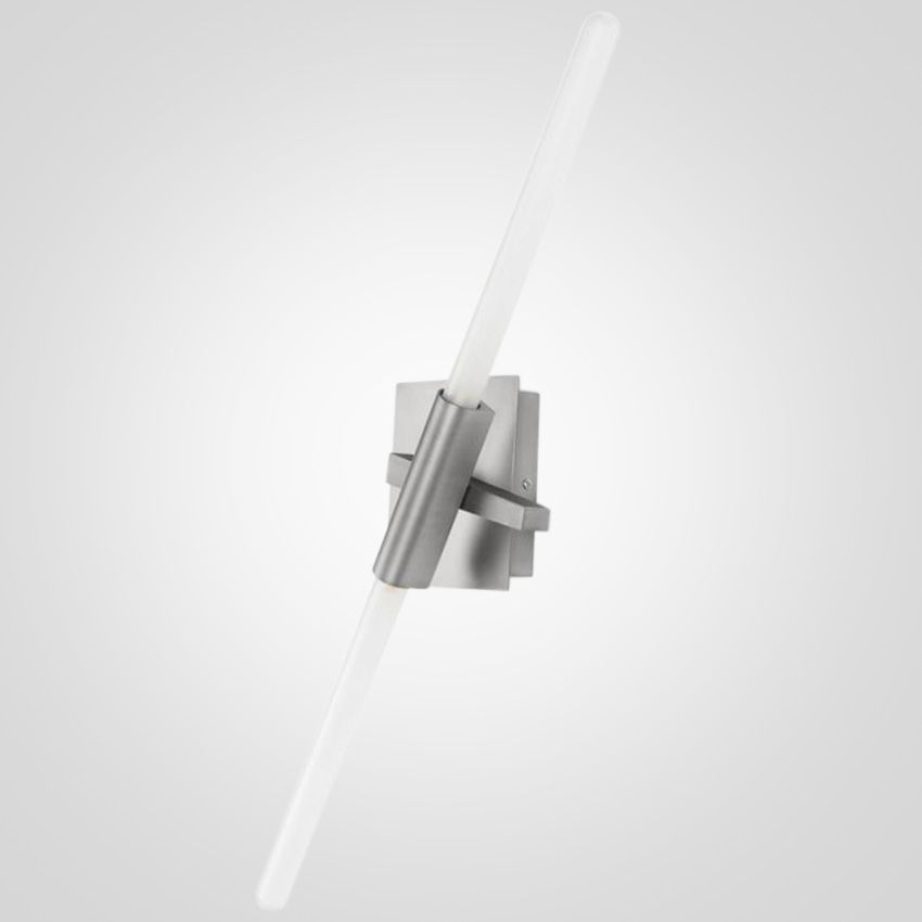 Бра Агнес Sconce 2 плафона 28*28*70 см, 2*G9*40W, ImperiumLoft 44.031, Серебристый