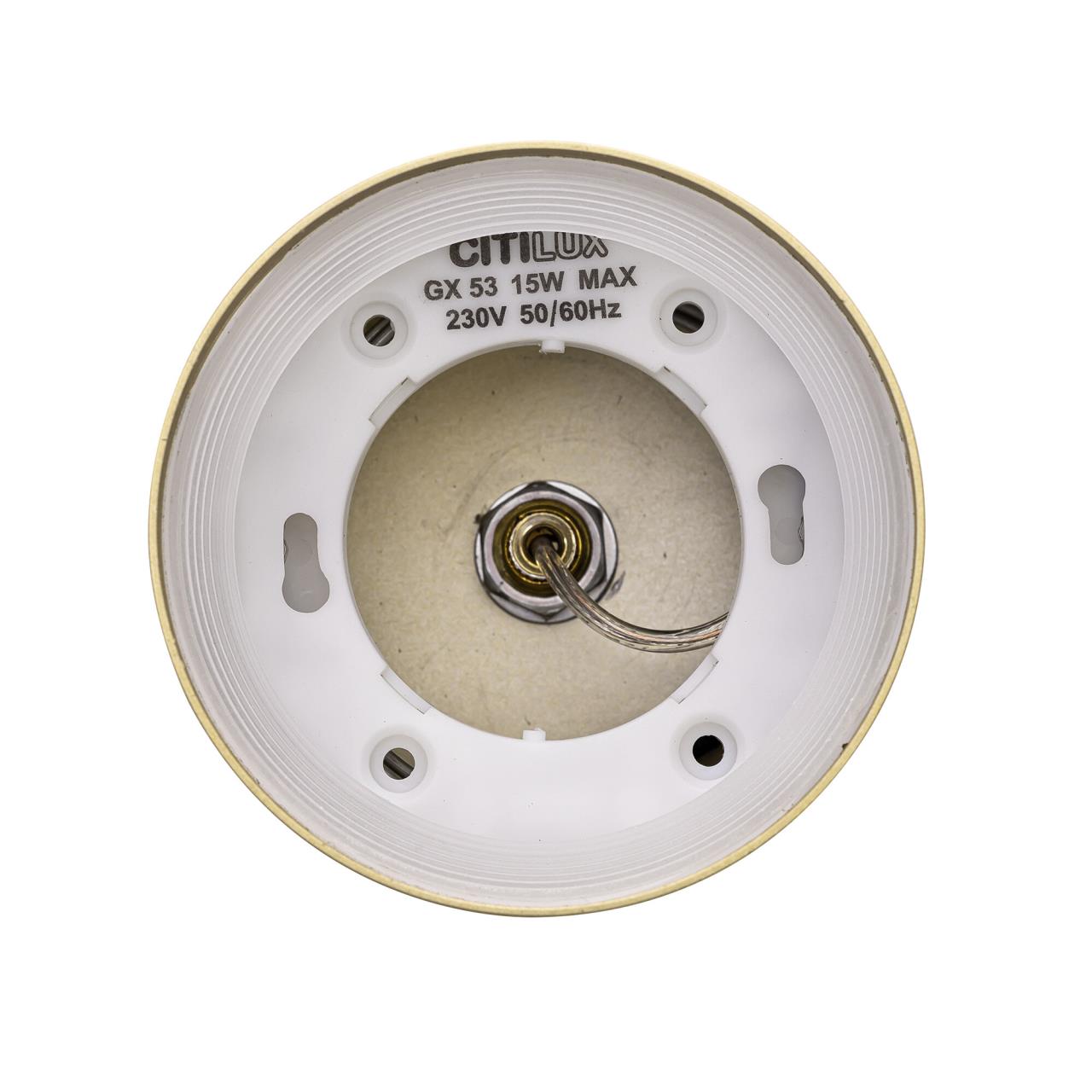Светильник подвесной 8*10/105 см, GX53 Citilux Hardy CL002P12 золото