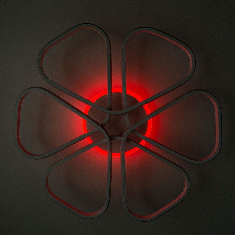 Светильник Citilux Сезар Смарт CL233A270E RGB, 125W LED, 3000-5500K, диаметр 71 см, белый