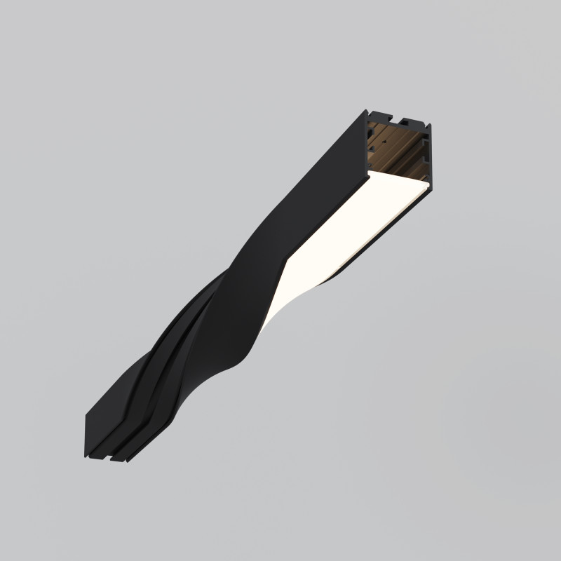 Радиусный профиль ALM-3535R-B-T-180°-0.5M 3,5*3,5*50 см, Maytoni Led Strip черный