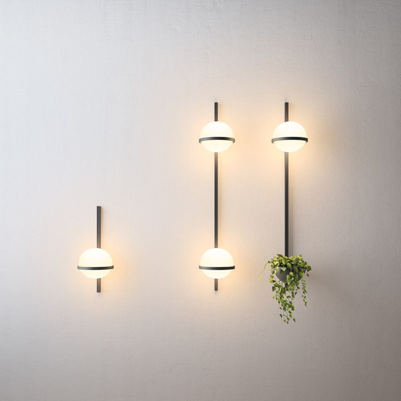 Бра PALMA Wall lamp 1 шар 55*25*22 см, 1*LED*9W, 3000, 4000, 6000K, ImperiumLoft 22.93726, Серый