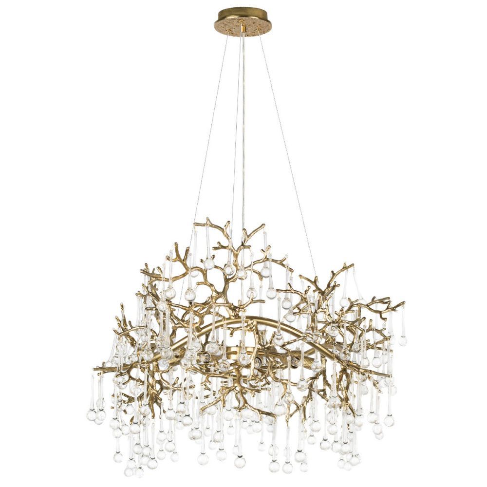 Подвесная люстра 80 см, Loft IT Coral 10351/800 AB, бронза