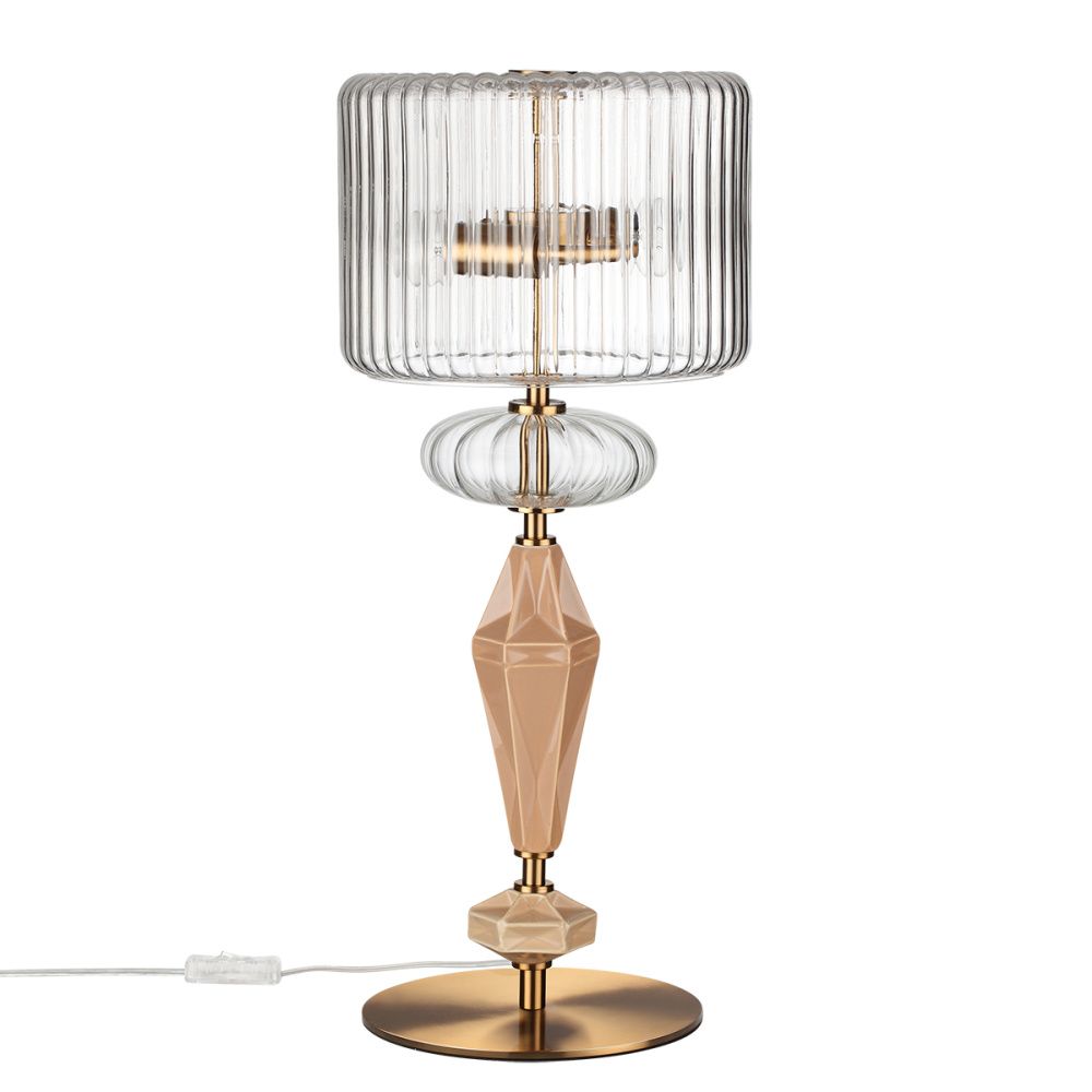 Настольная лампа 53 см, Odeon Light 5414/2T, бронза