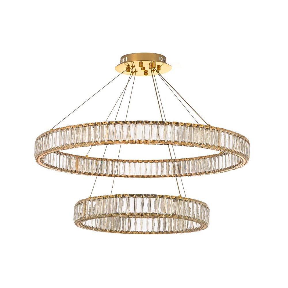 Подвесной светильник ** см, Led лента*LED*112W, 3000/6000K, Dio D`arte Caneva Caneva L 1.5.80+50.100 G, золотой