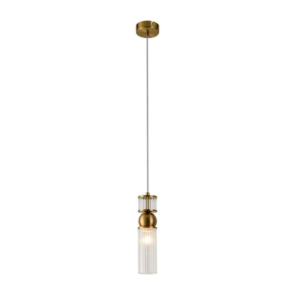 Подвес *8*222-222 см, 1*E14*40W, Lumion Denver LUM8276/1A, латунь