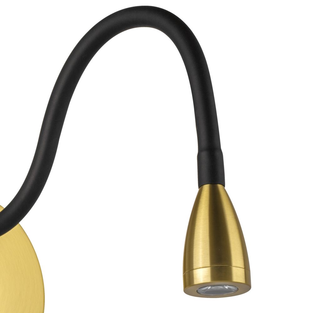 Бра *10*26 см, 3000K, Lightstar Muro III 808631, Латунь