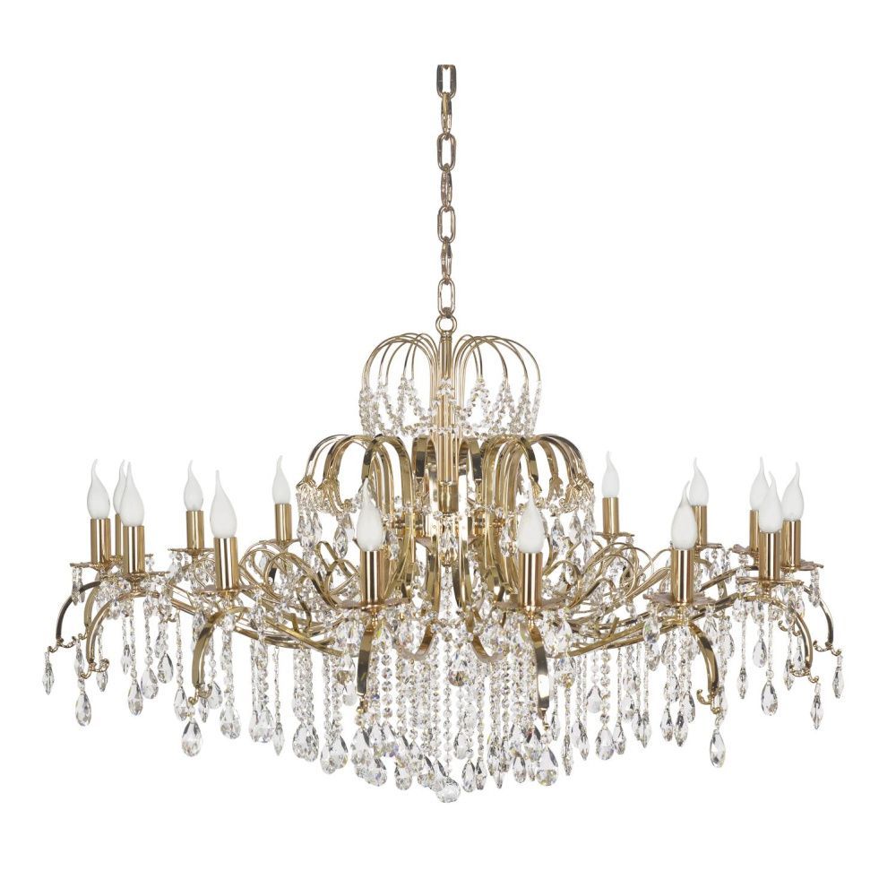 Люстра *122*90 см, 16*E14*40W, Dio D`arte Alessandria Gold Alessandria E 1.1.L.16.600 G, Золото