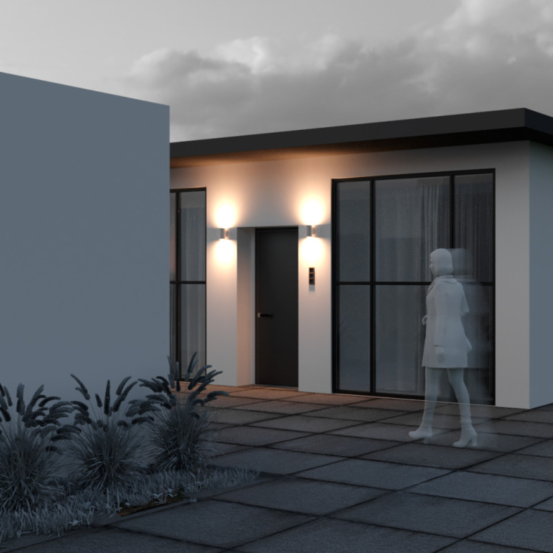 Бра 11,7*9 см, LED 10W, 3000К, Белый Maytoni Shim O303WL-L10W3K