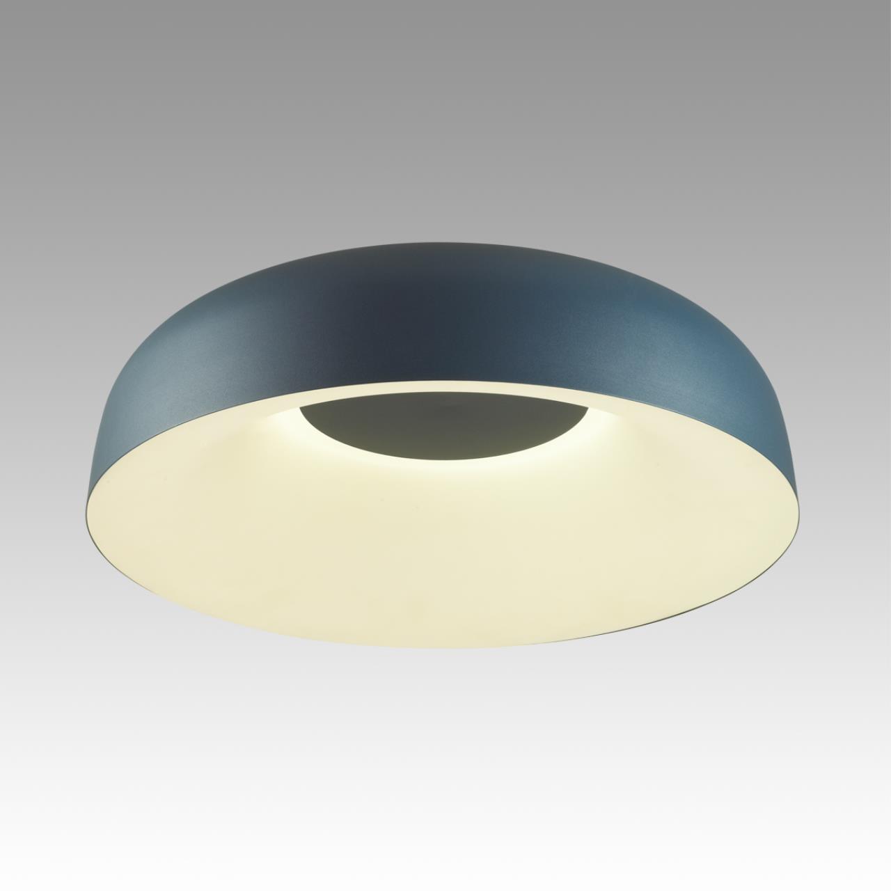 Потолочный светильник *48*14 см, LED 1*65W, 4000 К, Sonex Confy 7689/65L, белый/синий