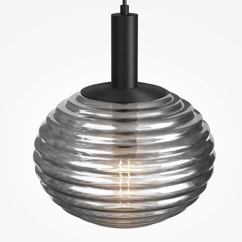 Подвесной светильник 32*32*343 см, 1*E27, 60W, Maytoni Reels MOD268PL-01B черный