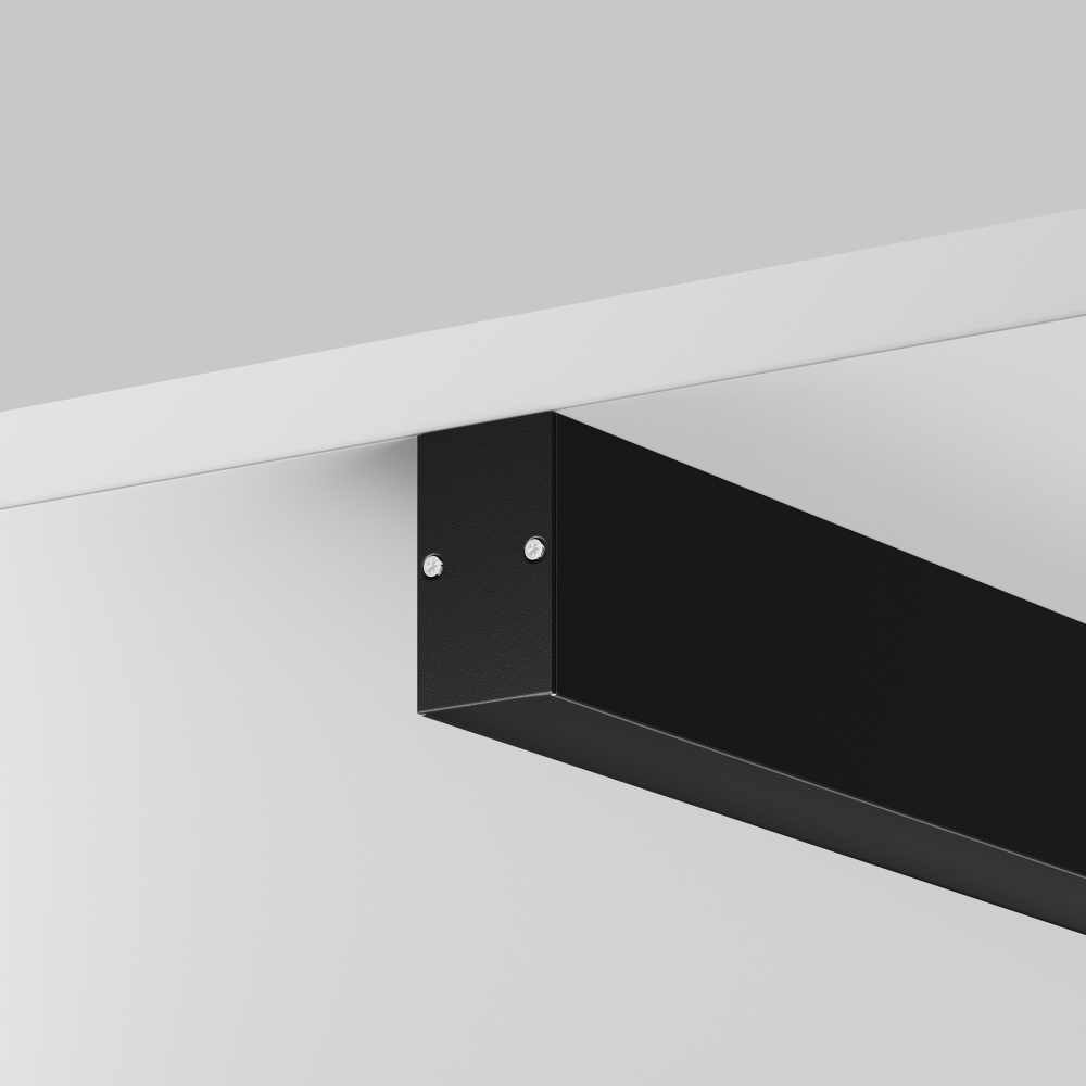 Алюминиевый профиль накладной-подвесной 25x42 (Черный, 2 м), ALM-2542-B-2M 633010, 200*3*4 см, Maytoni  633010, Черный