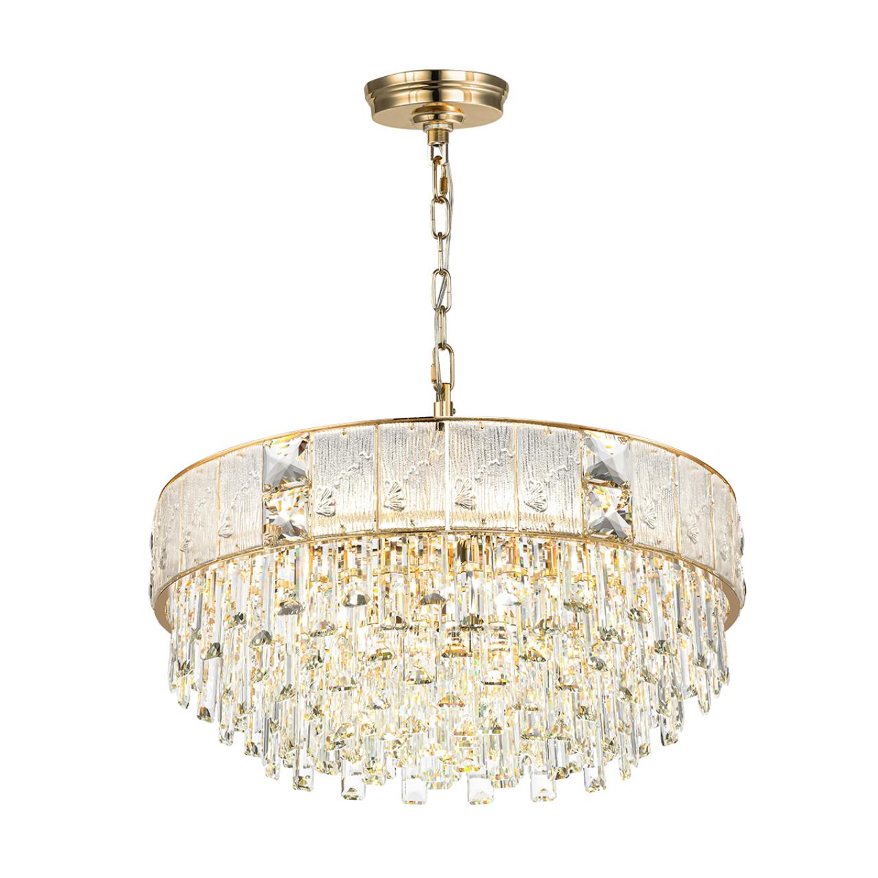 Люстра 60*60*160 см, 12 E14*40W, Odeon Light Fiesta, золотой 5070/12