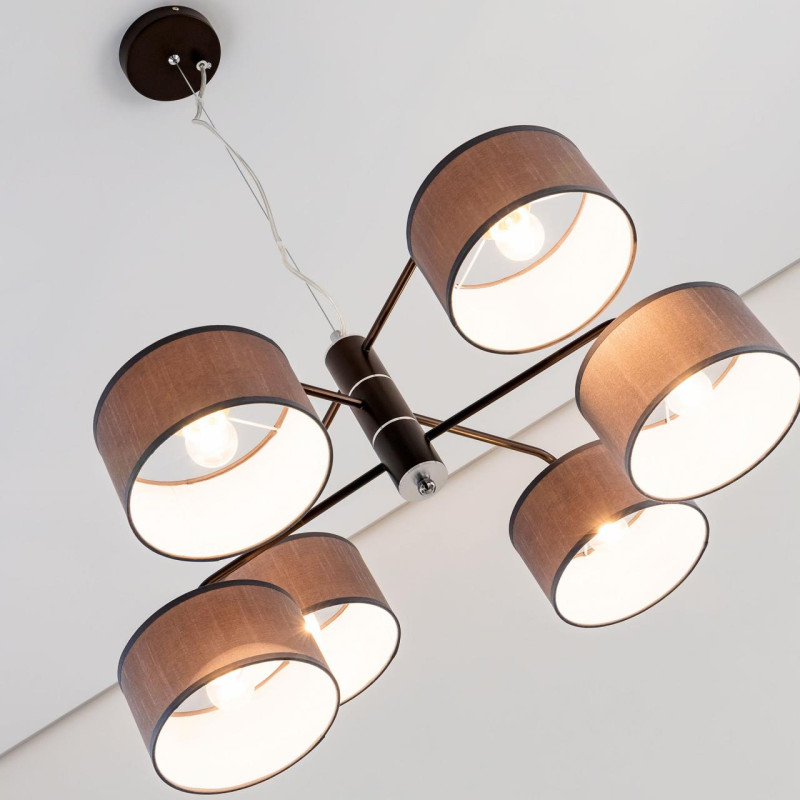 Люстра 68 см Citilux Форма CL428261 коричневый